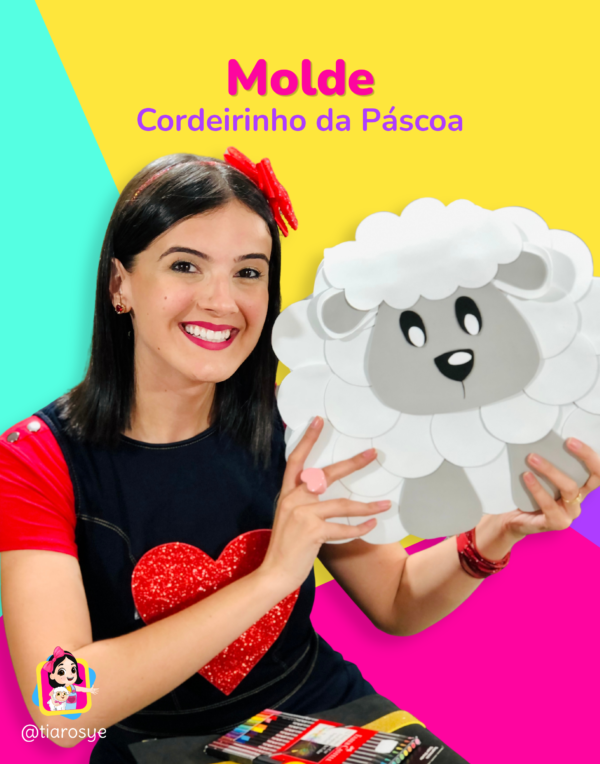Molde - Cordeirinho da Páscoa