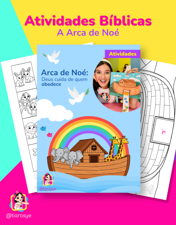 Atividades - Arca de Nóe: Deus cuida de quem obedece