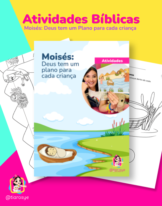 Atividades - Moisés: Deus tem um plano para cada criança