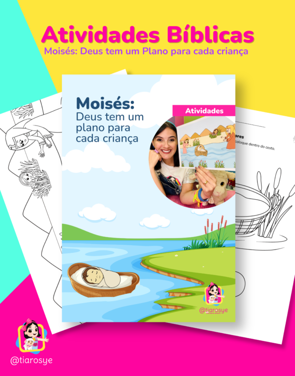 Atividades - Moisés: Deus tem um plano para cada criança