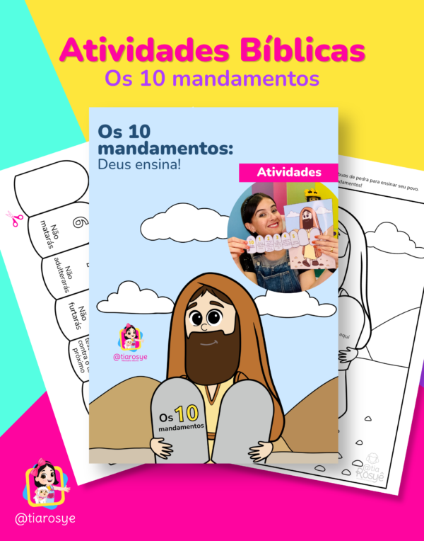 Atividades Bíblicas - Os 10 mandamento